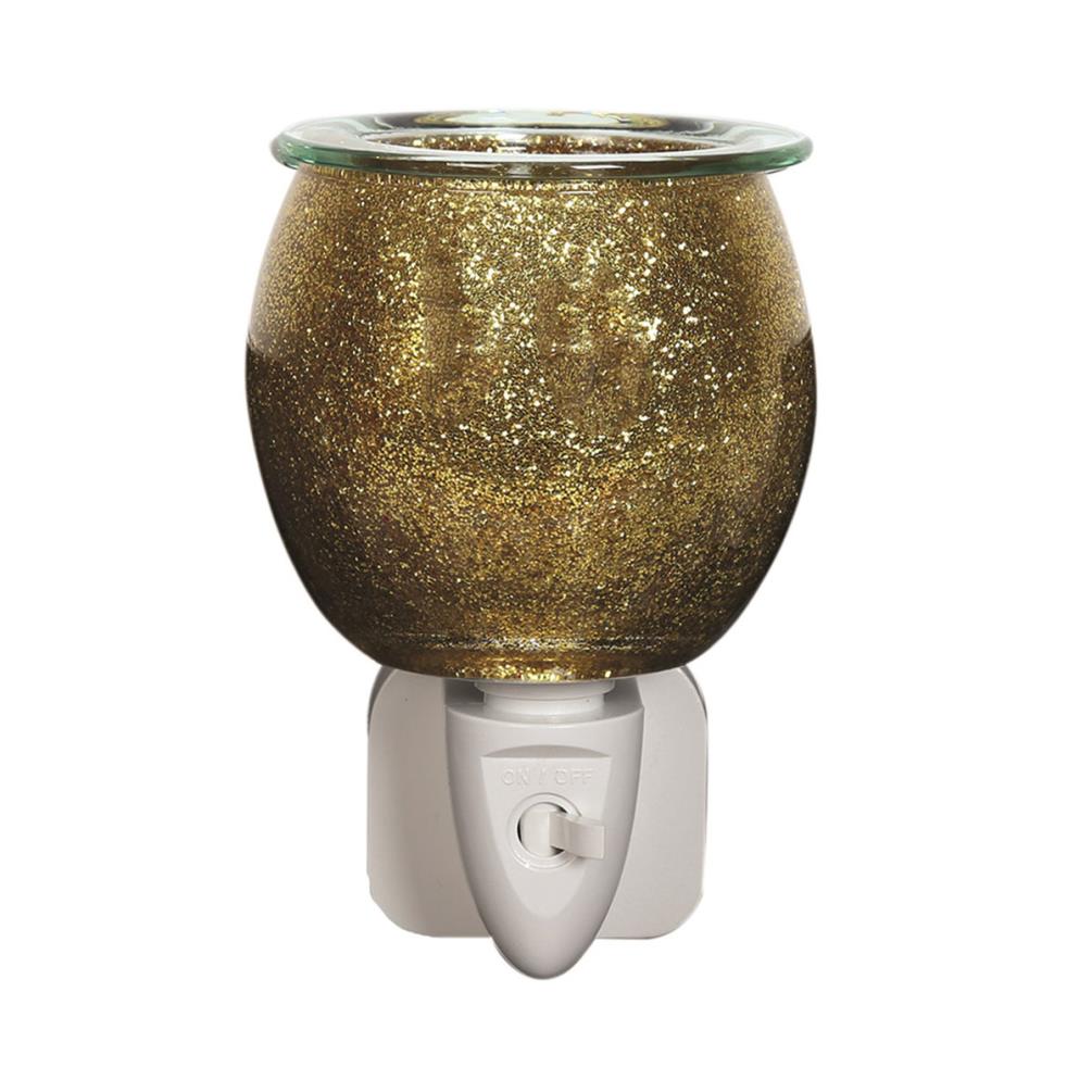 Aroma Gold Sparkle Plug In Wax Melt Warmer £12.59